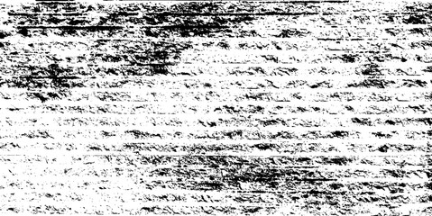 Monochrome texture composed of irregular graphic elements. Distressed uneven grunge background. Abstract vector illustration. Overlay for interesting effect and depth. Isolated on white background.