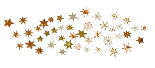 Snowflakes Falling On Snow - Winter Banner