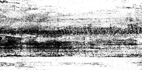 Monochrome texture composed of irregular graphic elements. Distressed uneven grunge background. Abstract vector illustration. Overlay for interesting effect and depth. Isolated on white background.