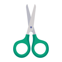 green scissors school supply