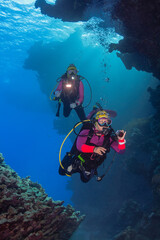 reef canyon diver