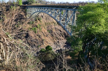Bridge between Zimbabwe and Zambia