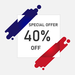 Special big sale banner template design for media promotion and social media promotion
