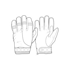 Isolated object of glove and winter icon. Set of glove and equipment vector icon for stock.