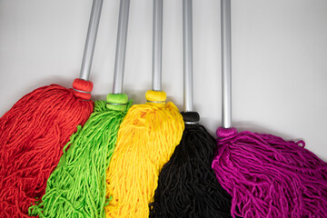 Trapeadores de colores 