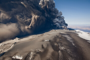 Eyjafjallajökull Volcano Eruption,  Hvolsvelli, Iceland