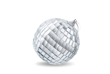 Christmas ball on a white isolated background