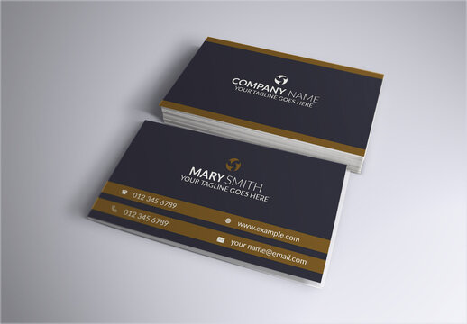 Orange Business Card