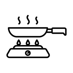Cooking Icon Logo Design Vector Template Illustration Sign And Symbol Pixels Perfect