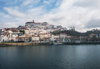 Coimbra Skyline and Mondego River - Coimbra, Portugal