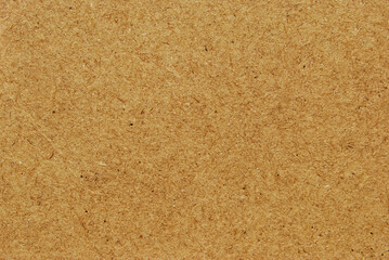 A sheet of brown recycled cardboard texture as background
