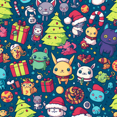 Weihnachtshintergrund, made by AI, künstliche Intelligenz