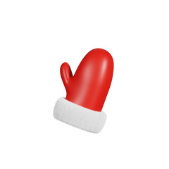 3d Christmas Santa Glove