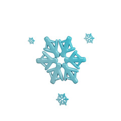 3d Christmas Snowflake