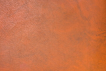 Brown Orange Leather Abstract Upholstery Pattern Texture Background Surface Vintage