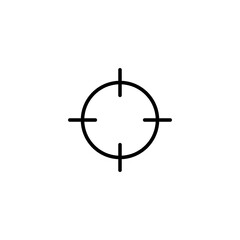 Target icon vector illustration. goal icon vector. target marketing sign and symbol