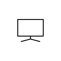 Tv icon vector illustration. television sign and symbol