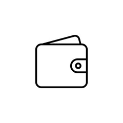 Wallet icon vector illustration. wallet sign and symbol