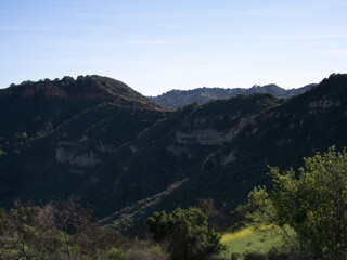 landscape with mountains
