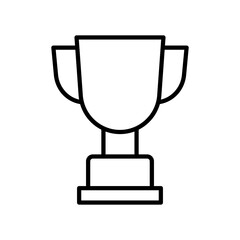 Trophy icon vector design templates