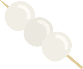 シンプルな串団子のイラスト