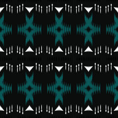 ikat flowers batik textile seamless pattern digital vector design for Print saree Kurti Borneo Fabric border brush symbols swatches stylish