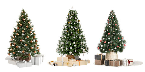 christmas tree and gifts