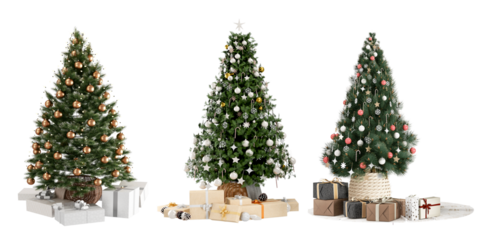 christmas tree and gifts