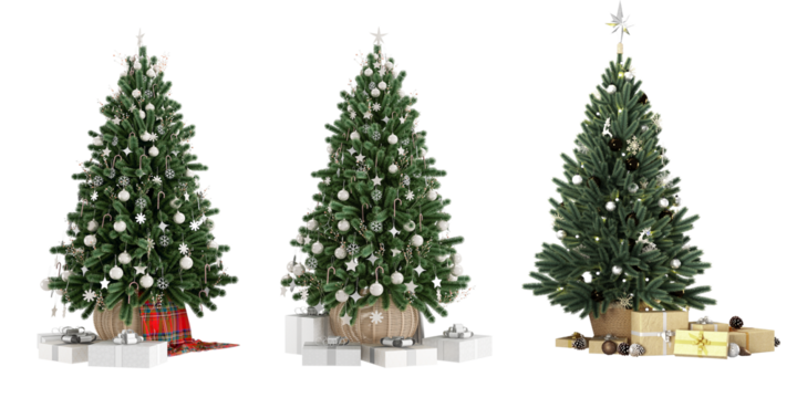 Decorated christmas tree