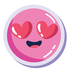 lovely emoji pink comic