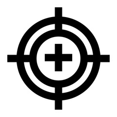 Fototapeta premium Icon Target With Style Outline