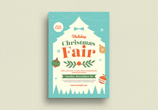 Holiday Christmas Fair Event Flyer