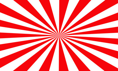 Fototapeta premium sunbrust red white abstract background