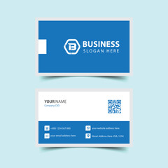 Corporate professional business card design template