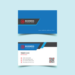 Corporate professional business card design template
