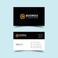 Corporate professional business card design template