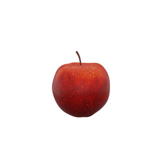 red apple isolated