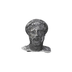 Obraz premium Bust of a Man with hat