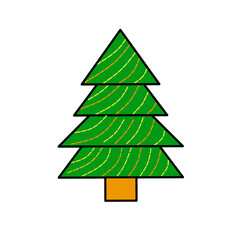 christmas tree illustration