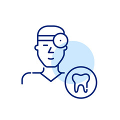 Dentist icon. Pixel perfect, editable stroke design
