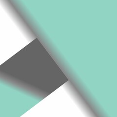 Abstract background image of white and mint colour combination