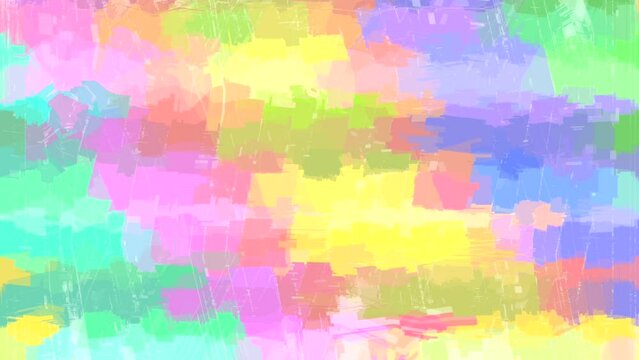 Multicolor motion good for dinamic background