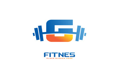G logo gym vector for identity company. initial letter fitness template vector illustration for your brand.