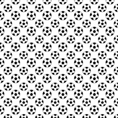 soccer black and white seamless pattern