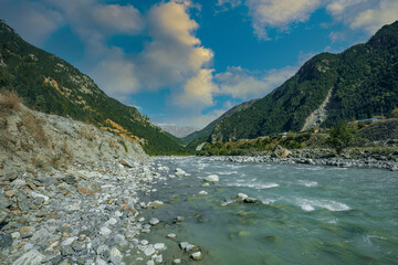 mountain river in the Republic of North Ossetia-Alania