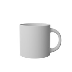 white mug cup mock-up blank product scene background. 3d illustration render. white mug cup mock up blank 