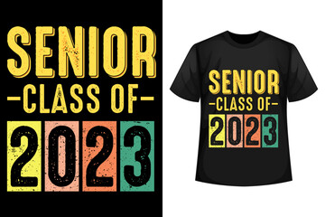 Senior class of 2033 - T-shirt design template