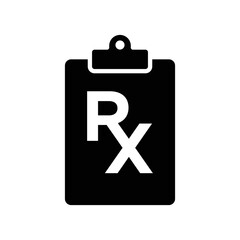 Obraz premium rx icon vector design template in white background