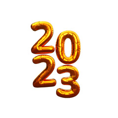 New Year 2023 Numbers 3d illustration