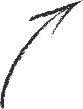 Sketchy arrow chalk marker vector . Chalk style symbols for hand drawn diagrams, mind maps and communication drawings